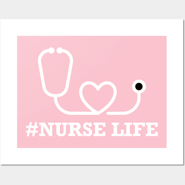 Nurse Life large Wall Art by Verboten